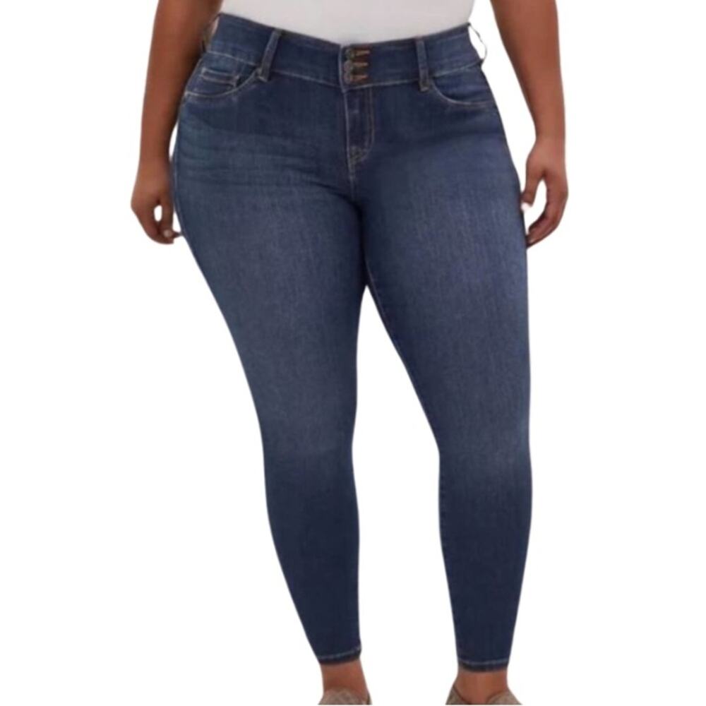 torrid Jegging Skinny Super Soft High-Rise Jean - Night Shade Size 22R